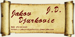 Jakov Đurković vizit kartica